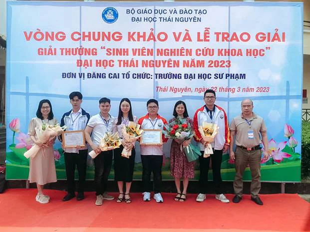 Trường Đại học Kỹ thuật Công nghiệp đạt giải nhất và giải nhì giải thưởng sinh viên nghiên cứu khoa học đại học Thái Nguyên